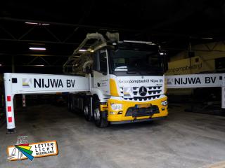 Vrachtwagenbelettering Mercedes Acros